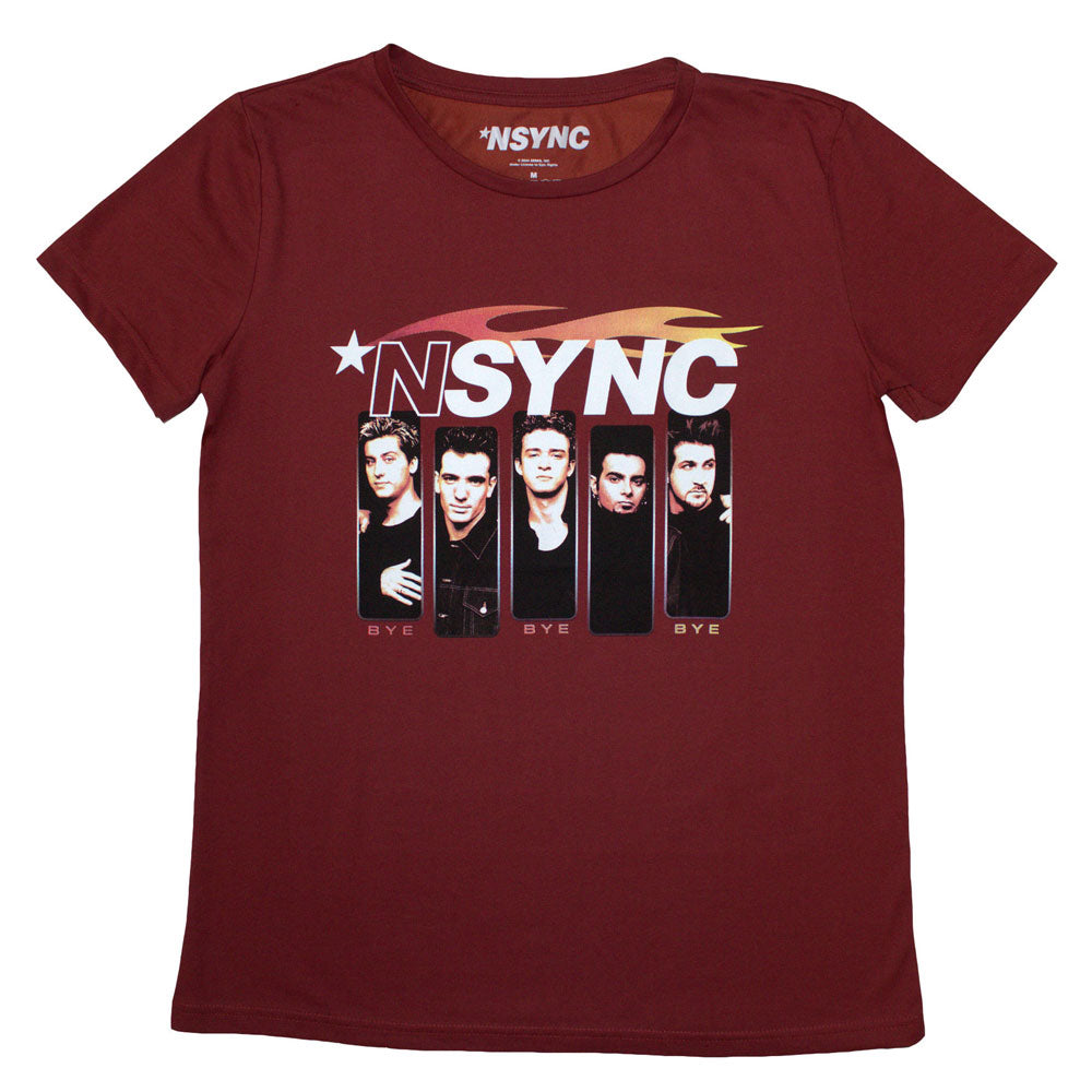NSYNC Flame Logo Womens T Shirt product image 1