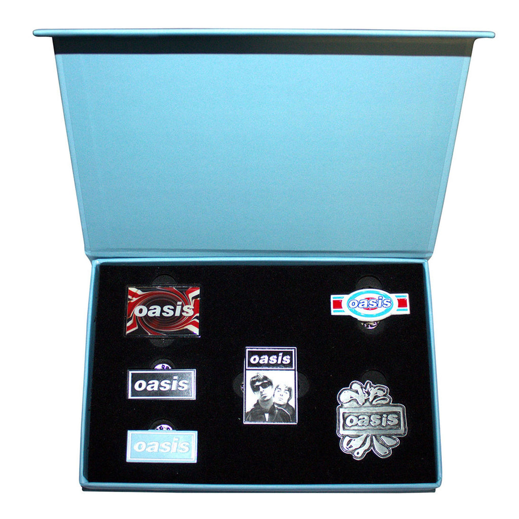 Oasis Band Logo Pin Badge Gift Set