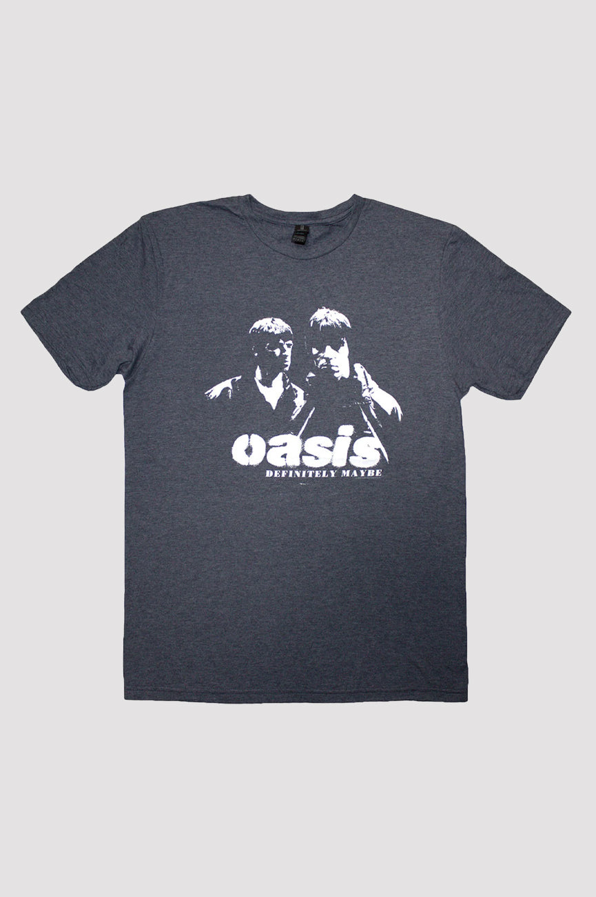 Oasis Definitely Maybe Photo Stencil T Shirt product image 1