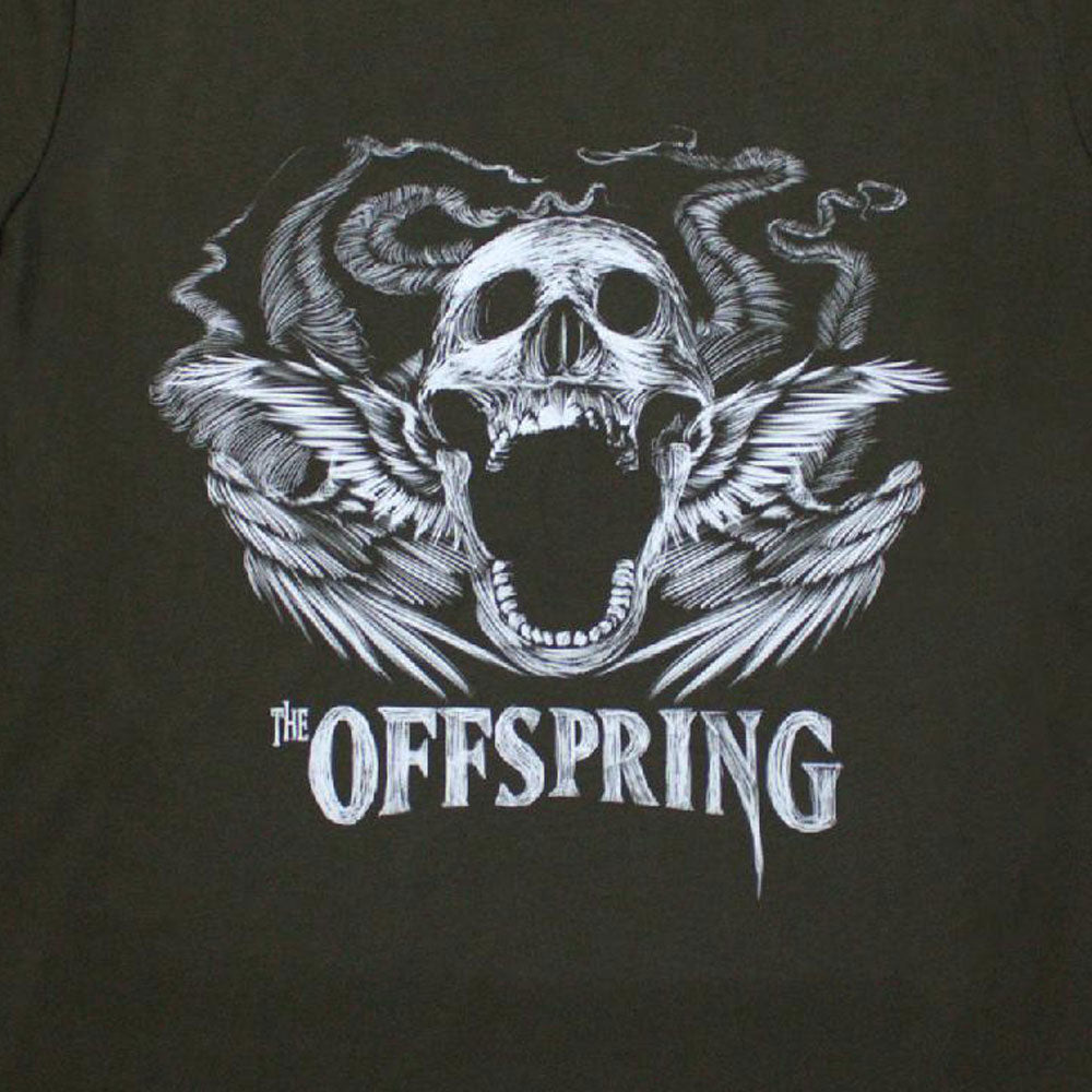 The Offspring Feathered Winged Skull Womens T Shirt product image 2