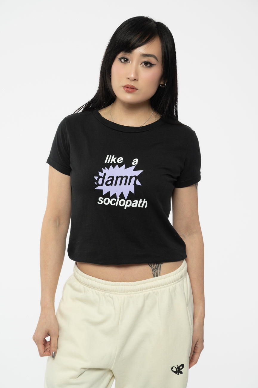 Olivia Rodrigo Like A Damn Sociopath Crop Top product image 1