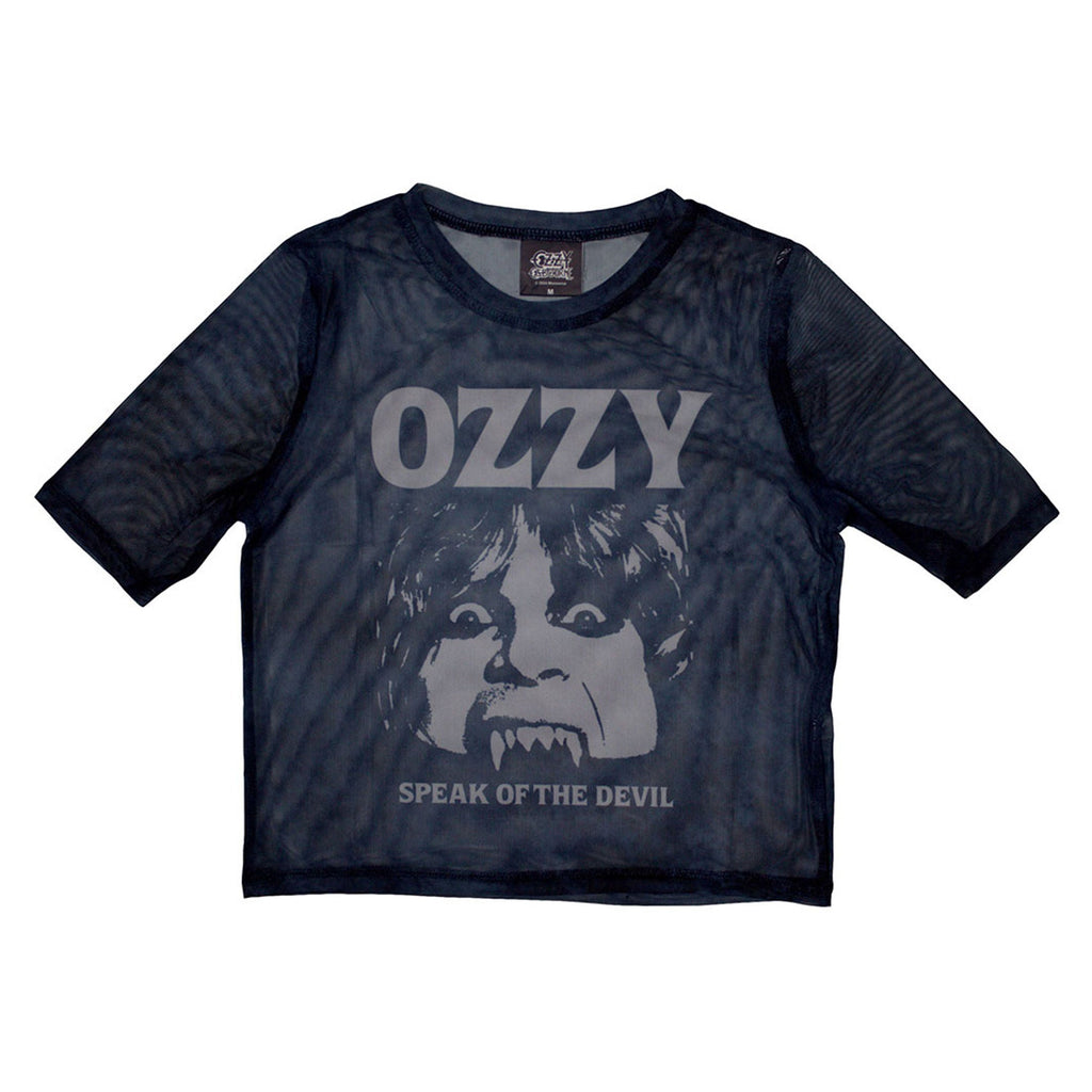 Ozzy Osbourne Speak Of The Devil Mesh Crop Top product image 3