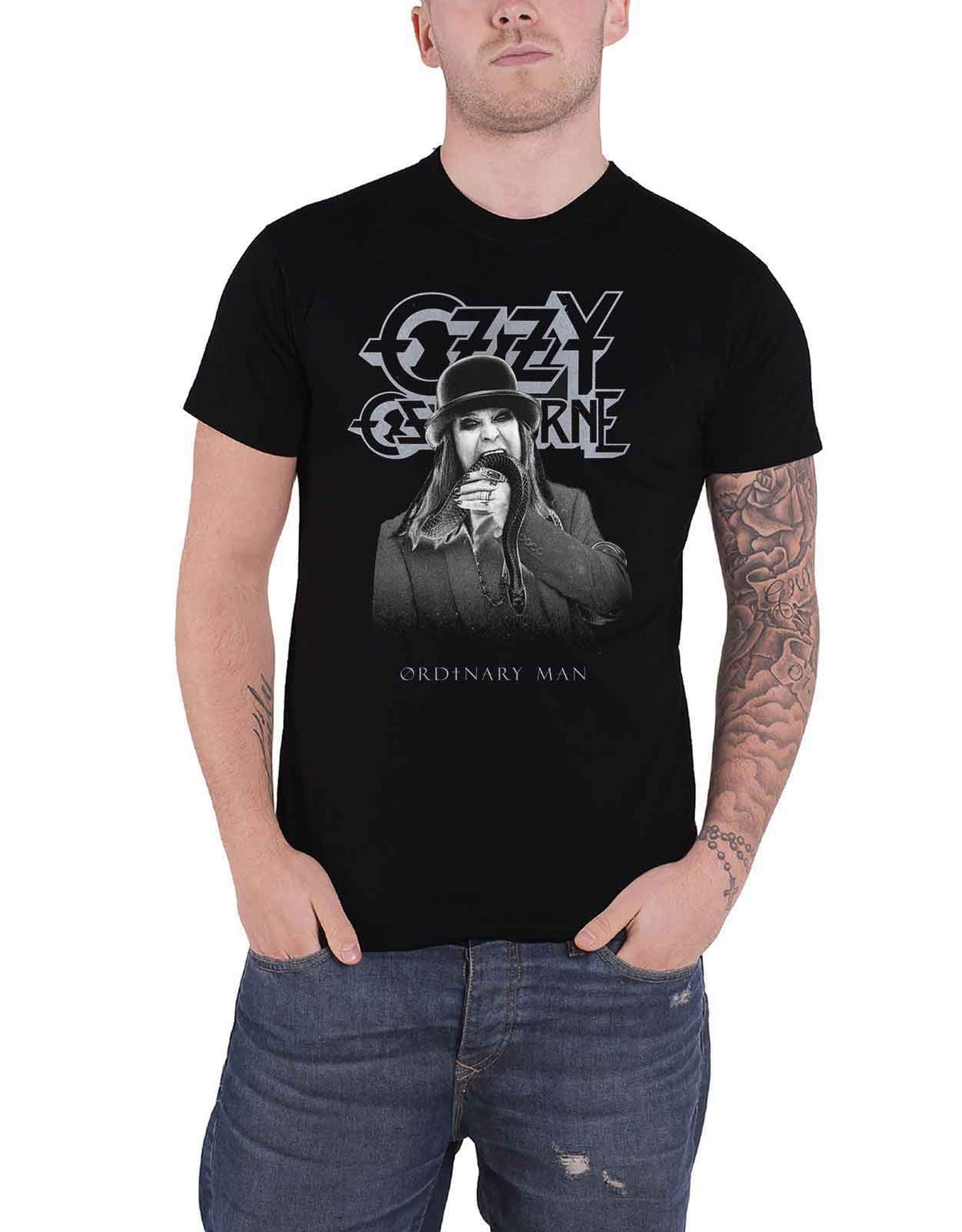 Ozzy Osbourne Ordinary Man Snake Ryograph T Shirt product image 1