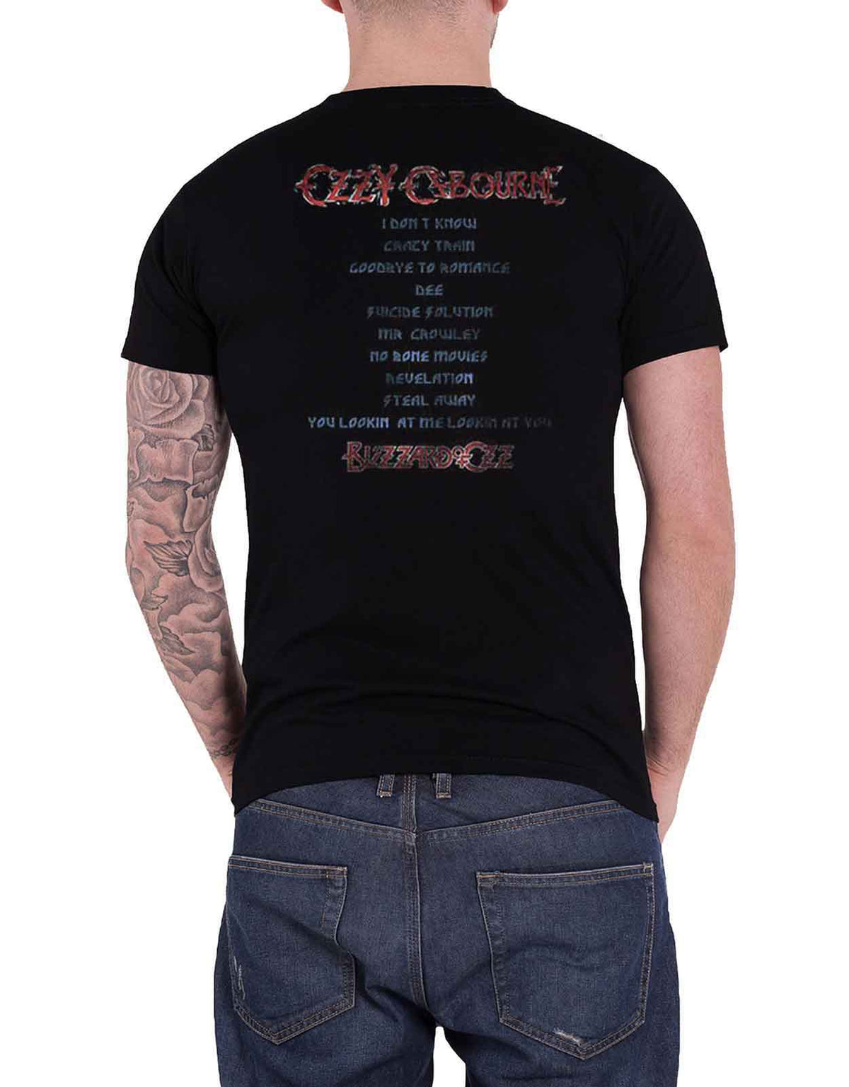 Ozzy Osbourne Blizzard of Ozz Tracklist T Shirt product image 2