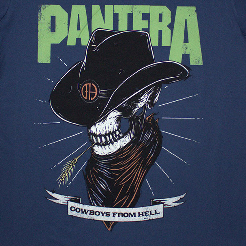 Pantera Skeleton Cowboy Womens T Shirt product image 2