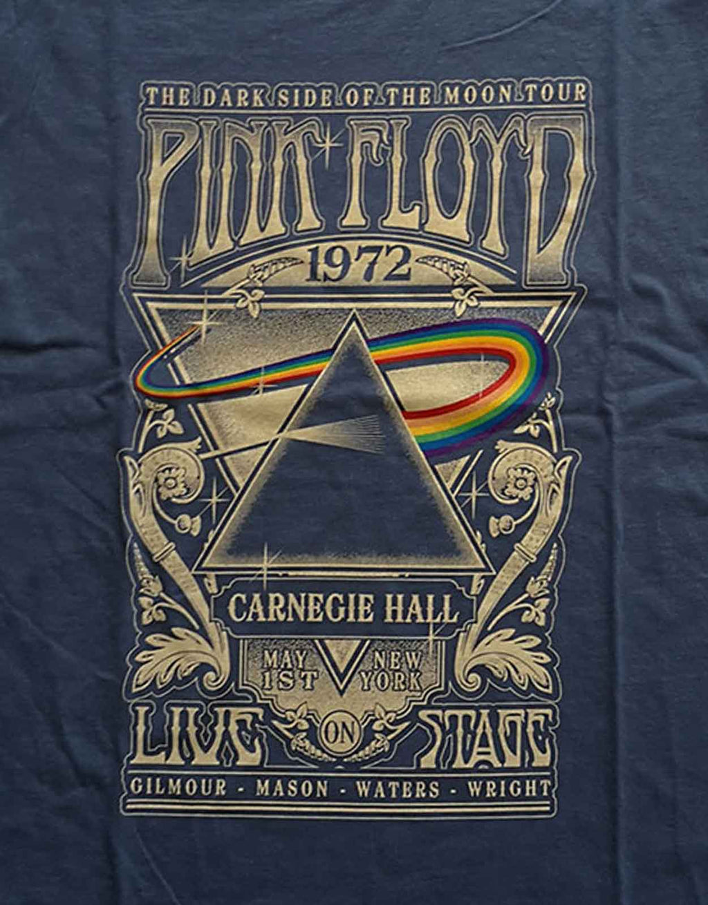 Pink Floyd Carnegie Hall Poster Skinny Fit T Shirt