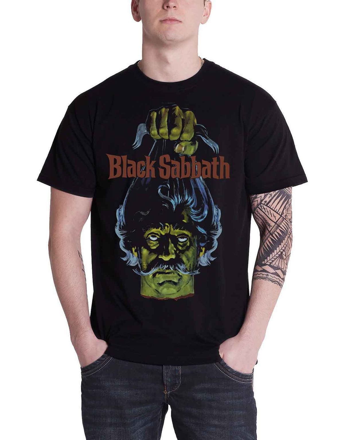 Plan 9 Black Sabbath Head Official Mens T Shirt product image 1