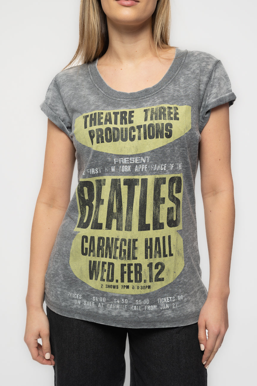 The Beatles Carnegie Hall Burnout T Shirt product image 3