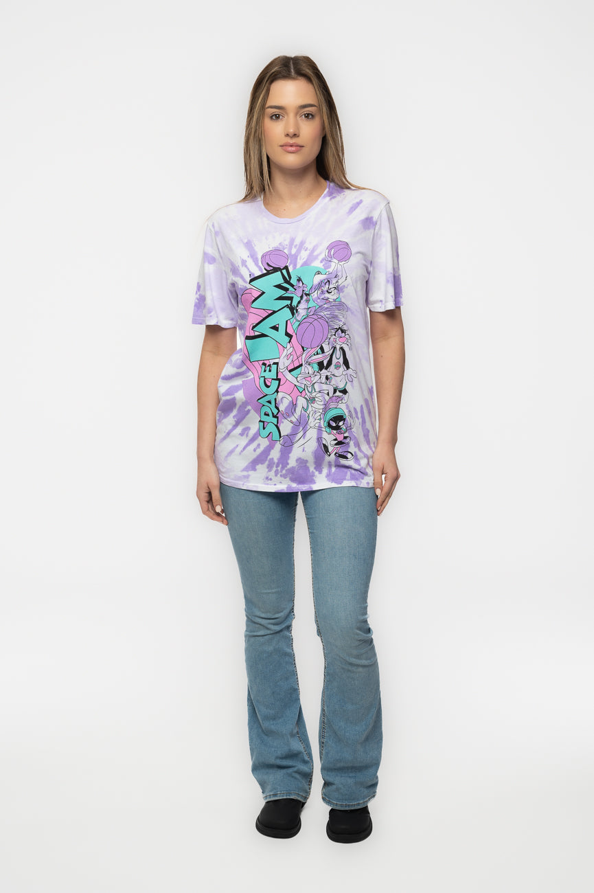 Space Jam T Shirt Retro Squad new Official Unisex Pink Dip product image 2