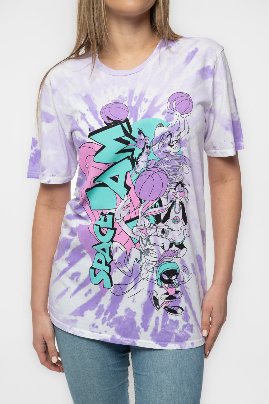 Space Jam T Shirt Retro Squad new Official Unisex Pink Dip product image 3