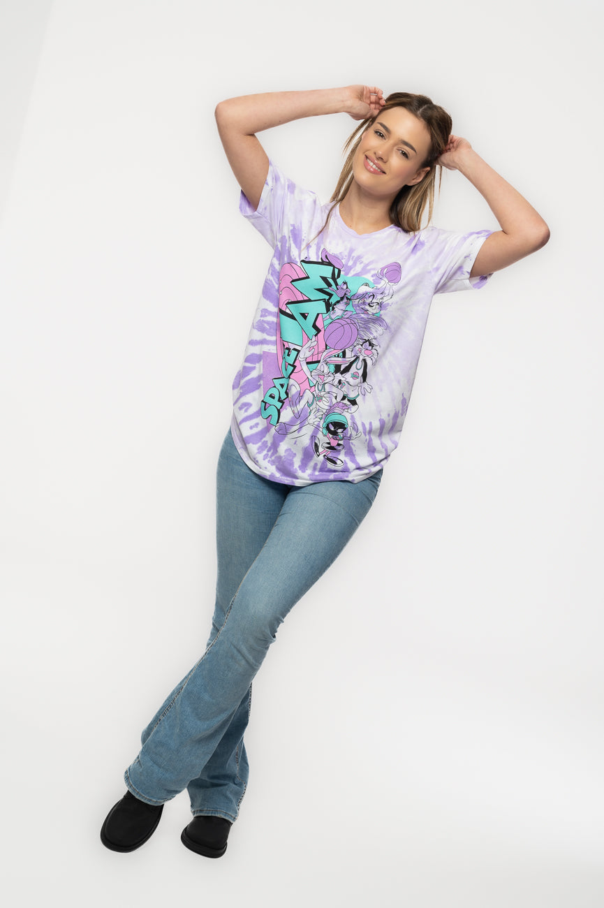 Space Jam T Shirt Retro Squad new Official Unisex Pink Dip product image 5