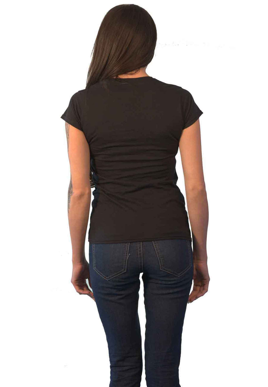 Queen Classic Crest Logo Skinny Fit T Shirt product image 2