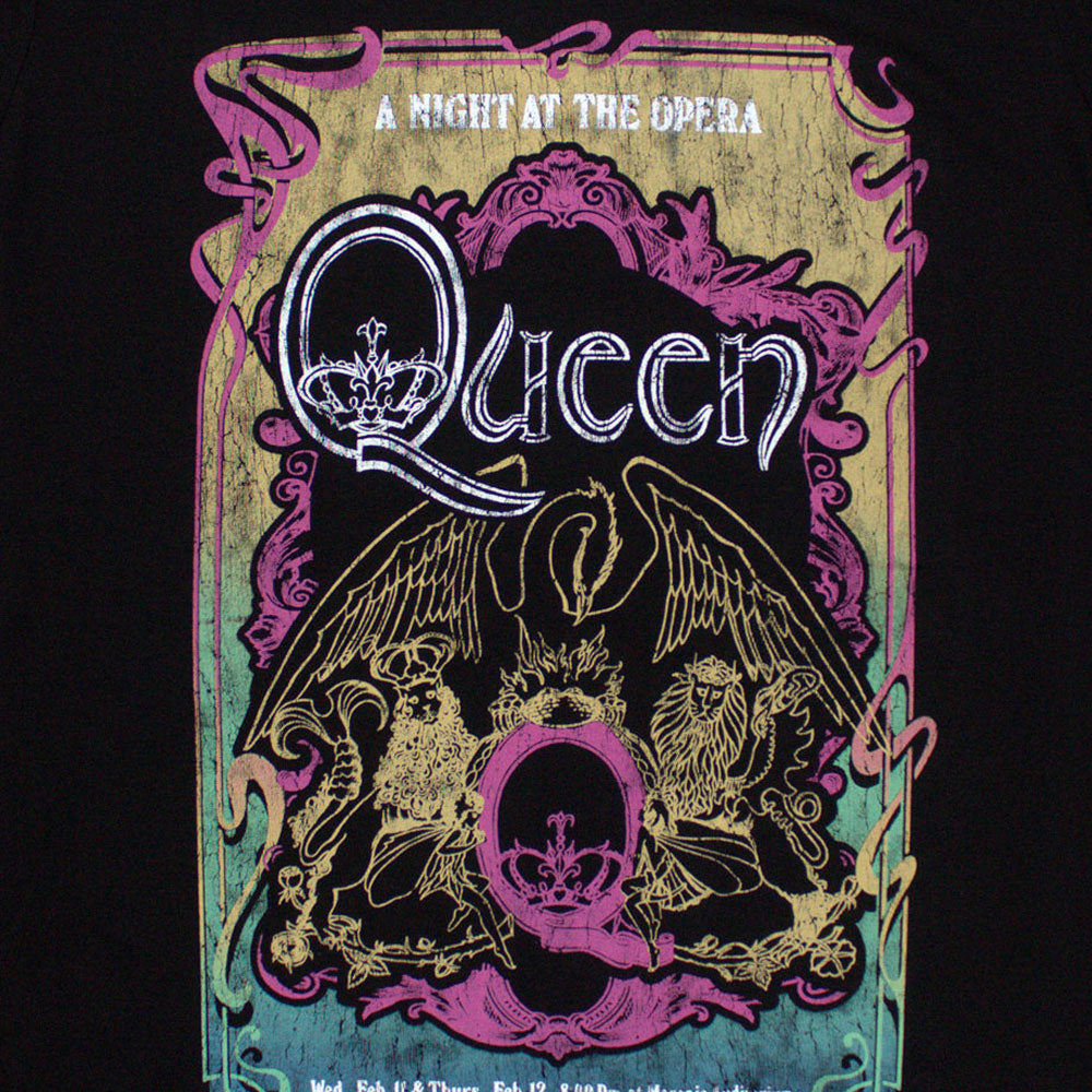 Queen A Night At The Opera Tour '76 Womens T Shirt product image 2