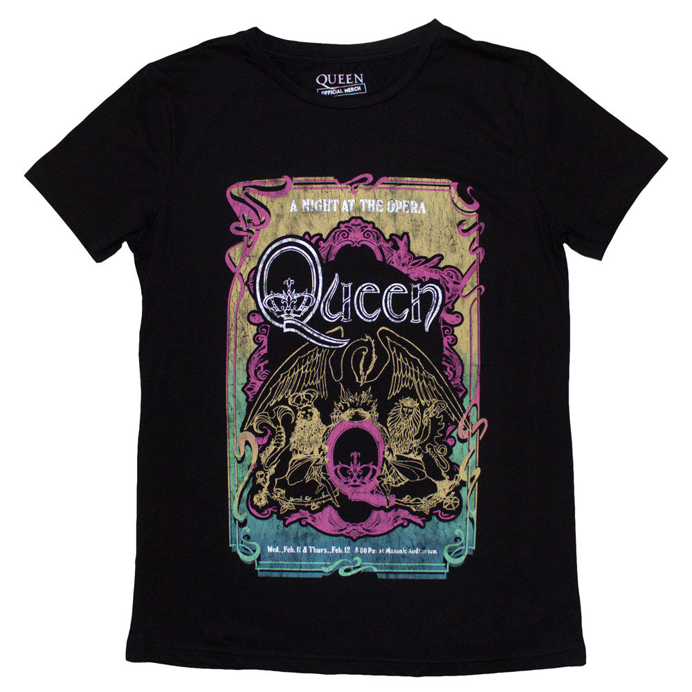 Queen A Night At The Opera Tour '76 Womens T Shirt product image 1