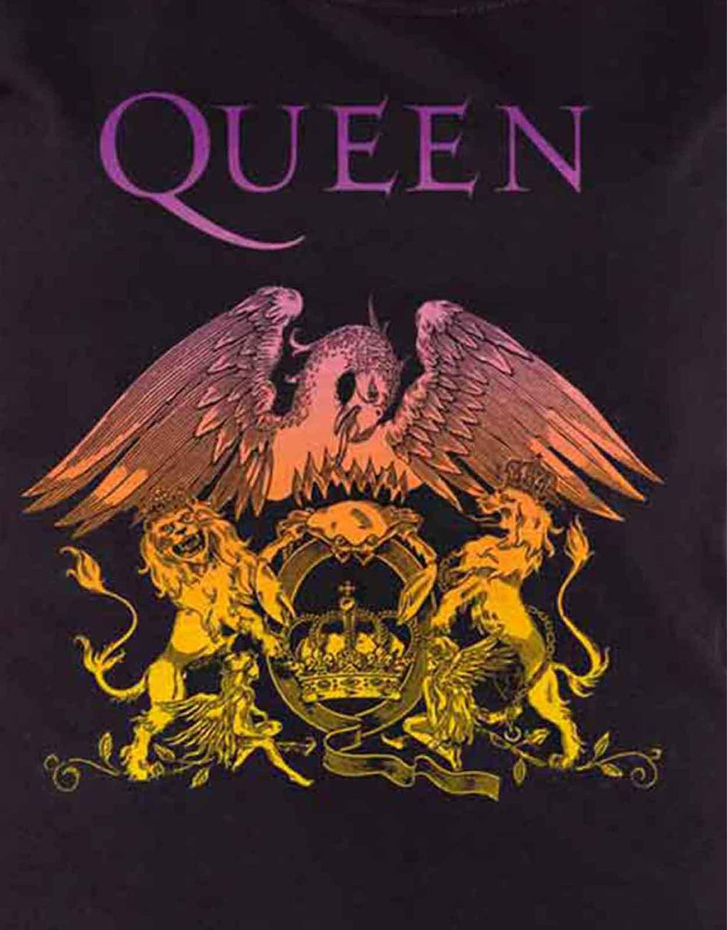 Queen Gradient Crest Skinny Fit T Shirt product image 2
