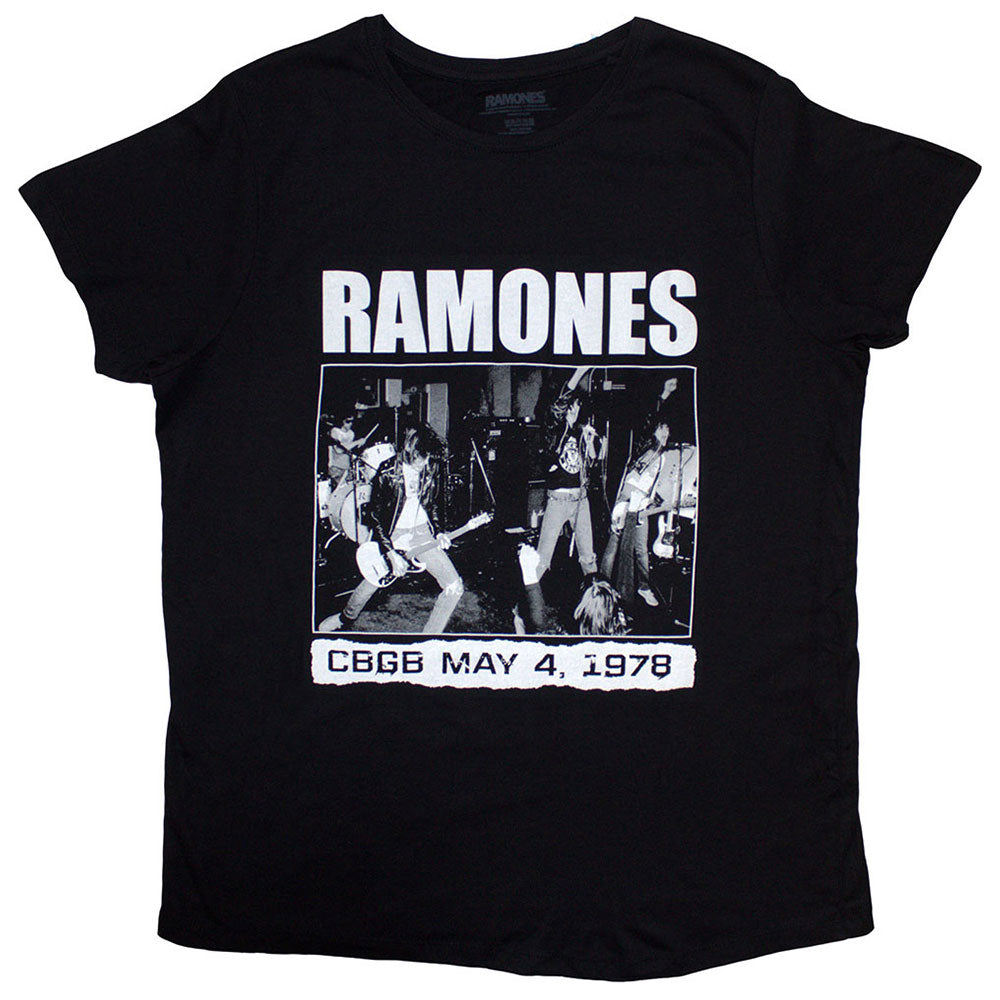 Ramones CBGB 1978 Skinny Fit T Shirt product image 1