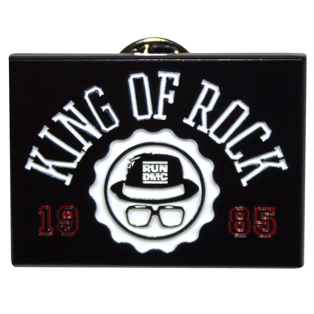 Run DMC King Of Rock Pin Badge