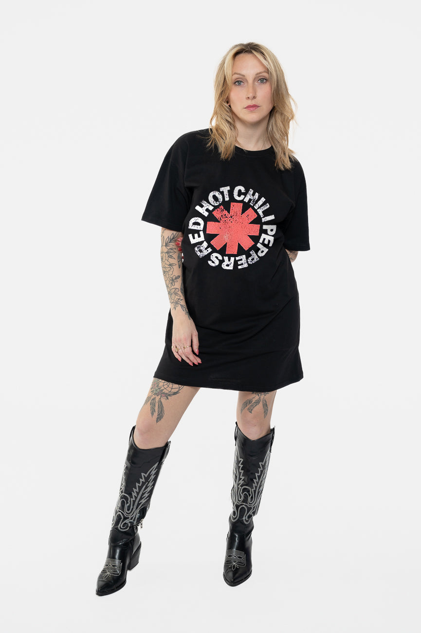 Red Hot Chili Peppers Classic Asterisk T Shirt Dress product image 5