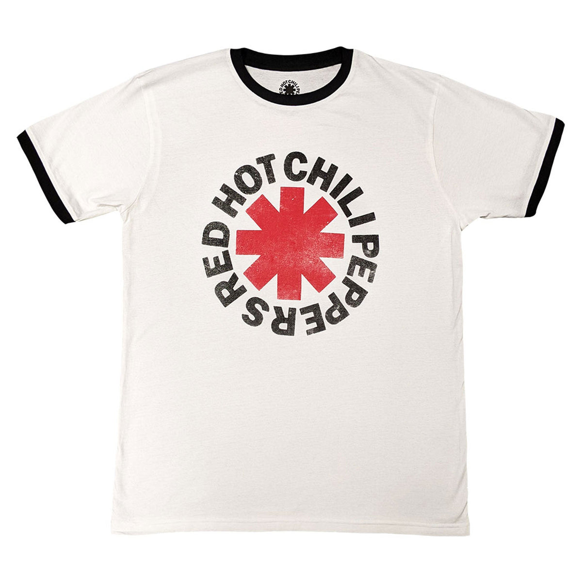 Red Hot Chili Peppers Logo Ringer T Shirt product image 1