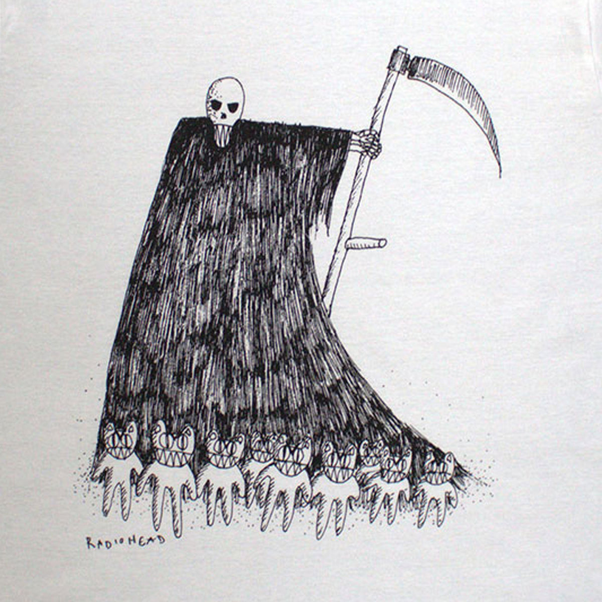 Radiohead Grim Reaper Organic T Shirt product image 2