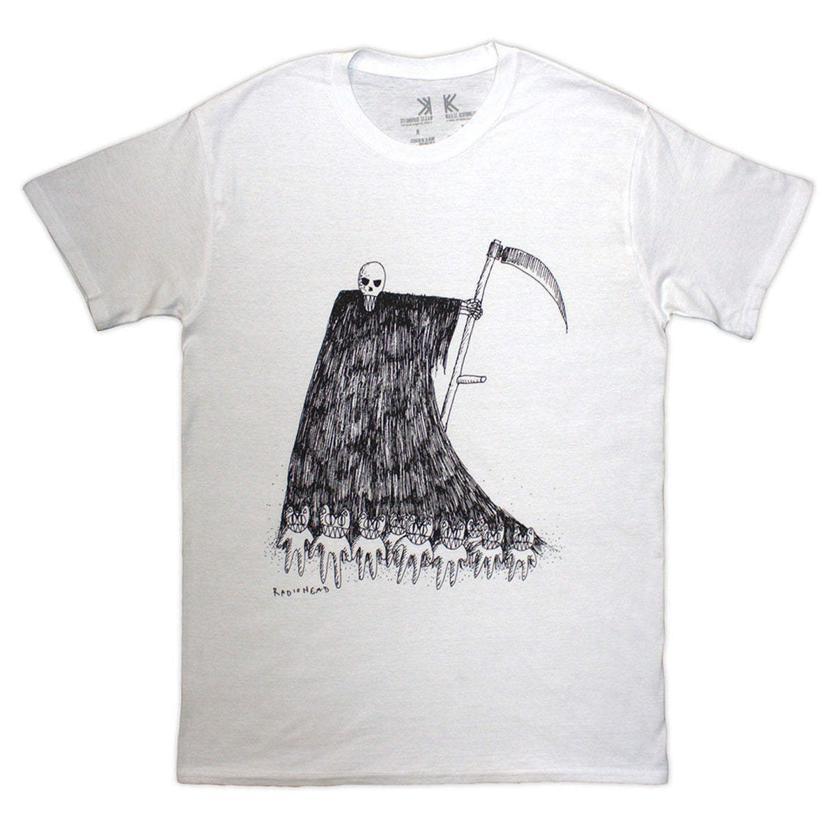 Radiohead Grim Reaper Organic T Shirt product image 1