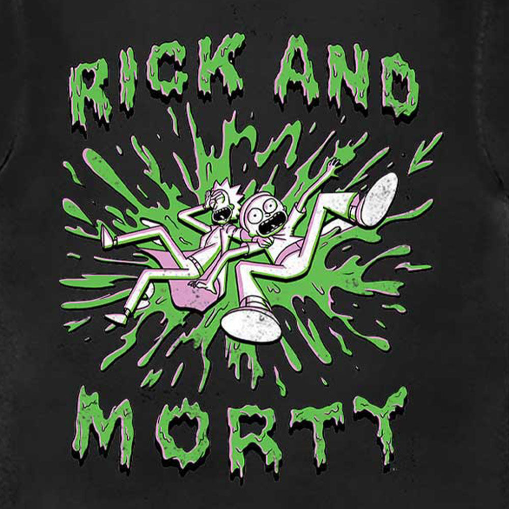 Rick And Morty Green Splat T Shirt product image 2