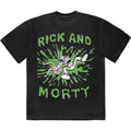 Rick And Morty Green Splat T Shirt product image 1