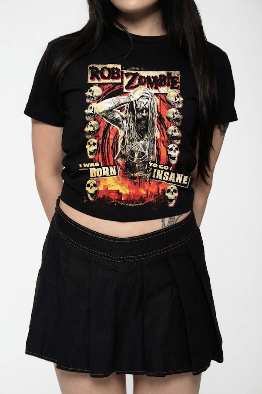 Rob Zombie Born To Go Insane Crop Top product image 2