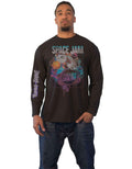 Space Jam T Shirt Ready 2 Logo new Official Mens Black Long product image 1