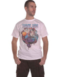 Space Jam T Shirt Ready 2 Logo new Official Mens White product image 1