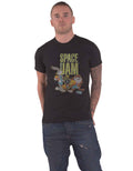 Space Jam T Shirt Tune Squad Logo new Official Mens Black product image 1