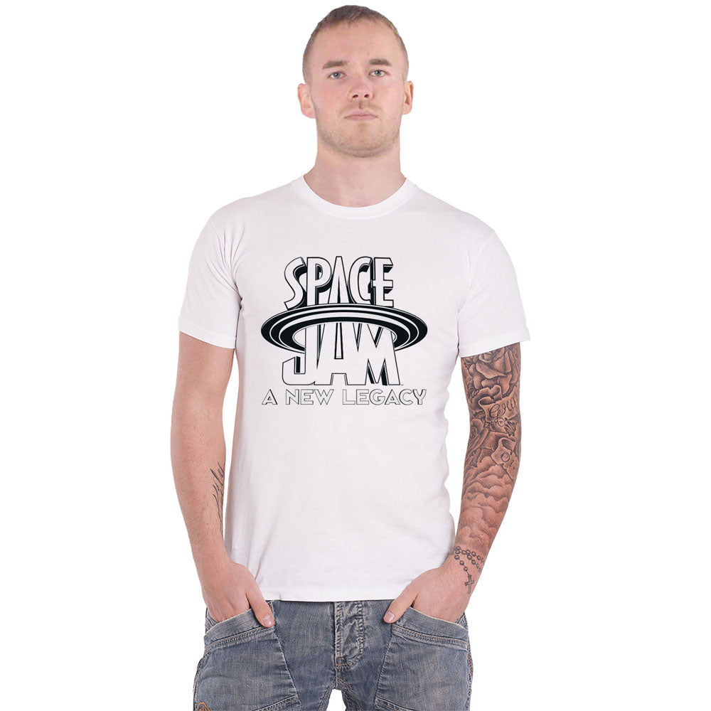 Space Jam Black And White Logo T Shirt product image 1