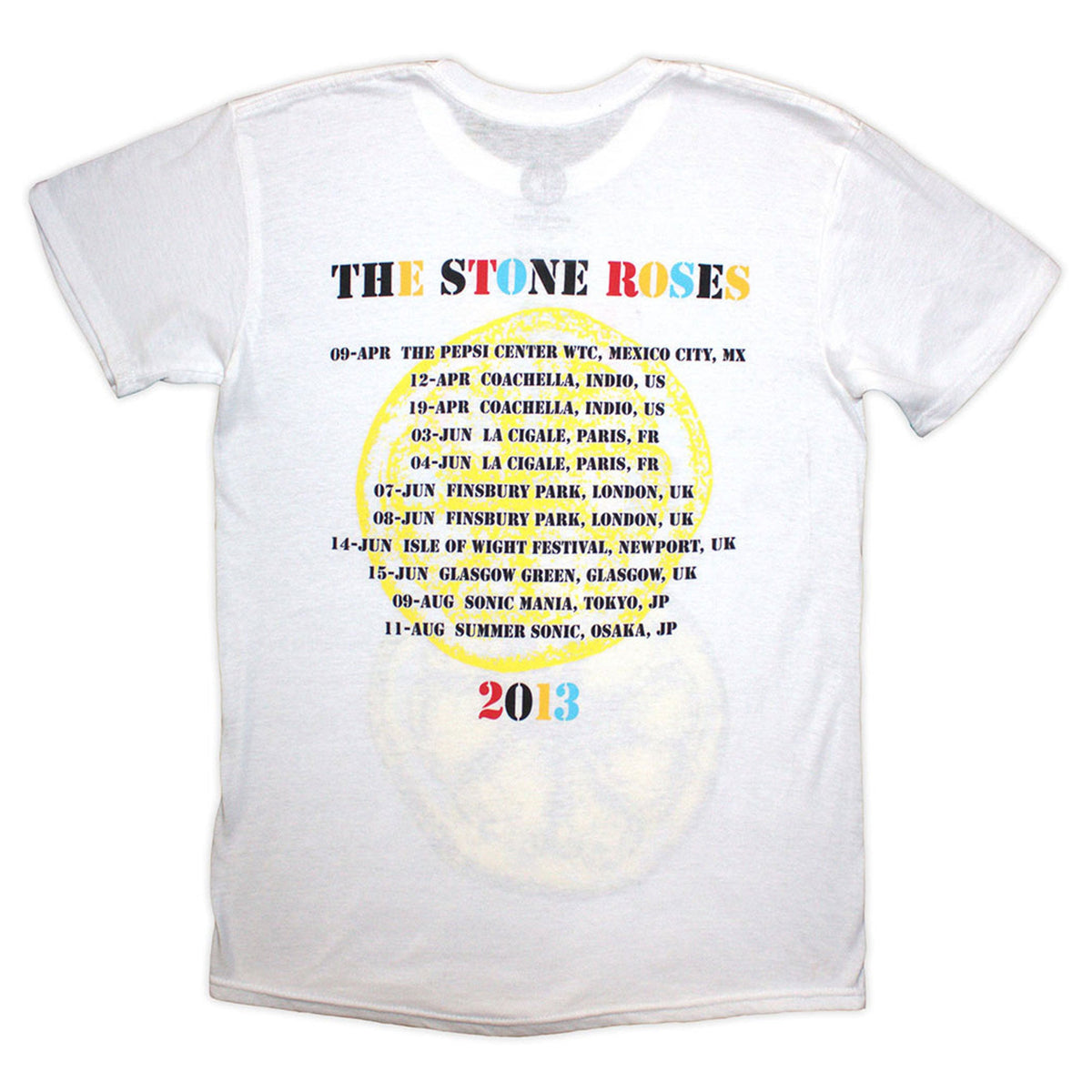 The Stone Roses Tour 2013 T Shirt product image 2