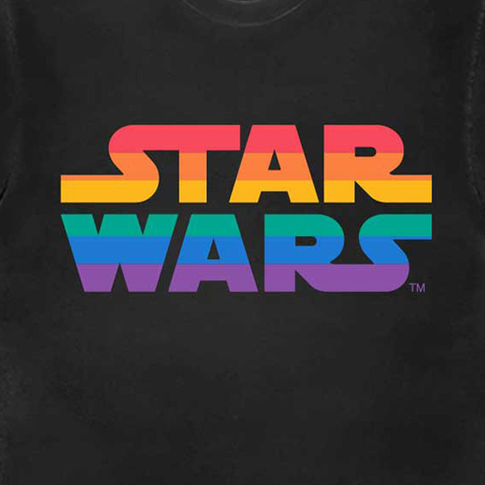 Star Wars Rainbow Logo T Shirt product image 2