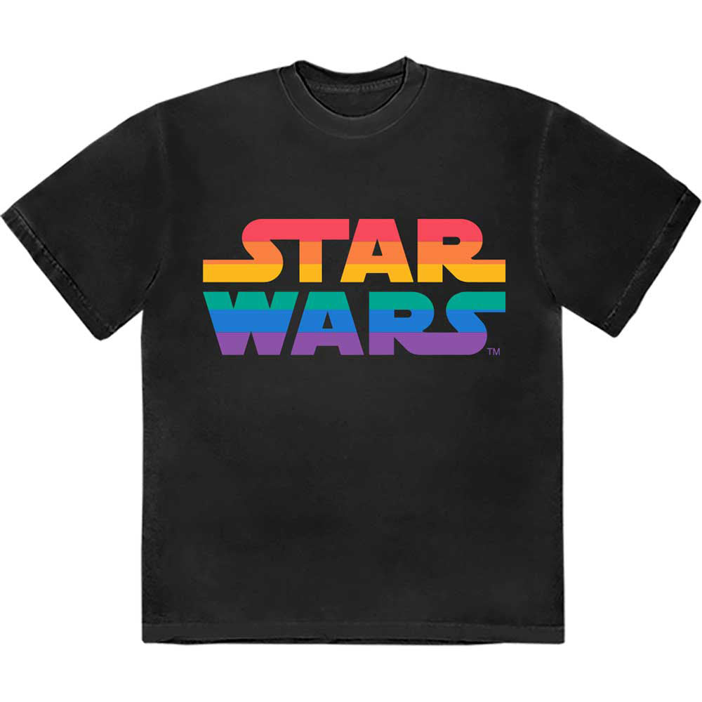 Star Wars Rainbow Logo T Shirt product image 1