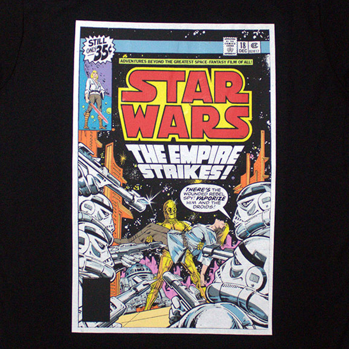 Star Wars The Empire Strikes Comic Cover T Shirt product image 2