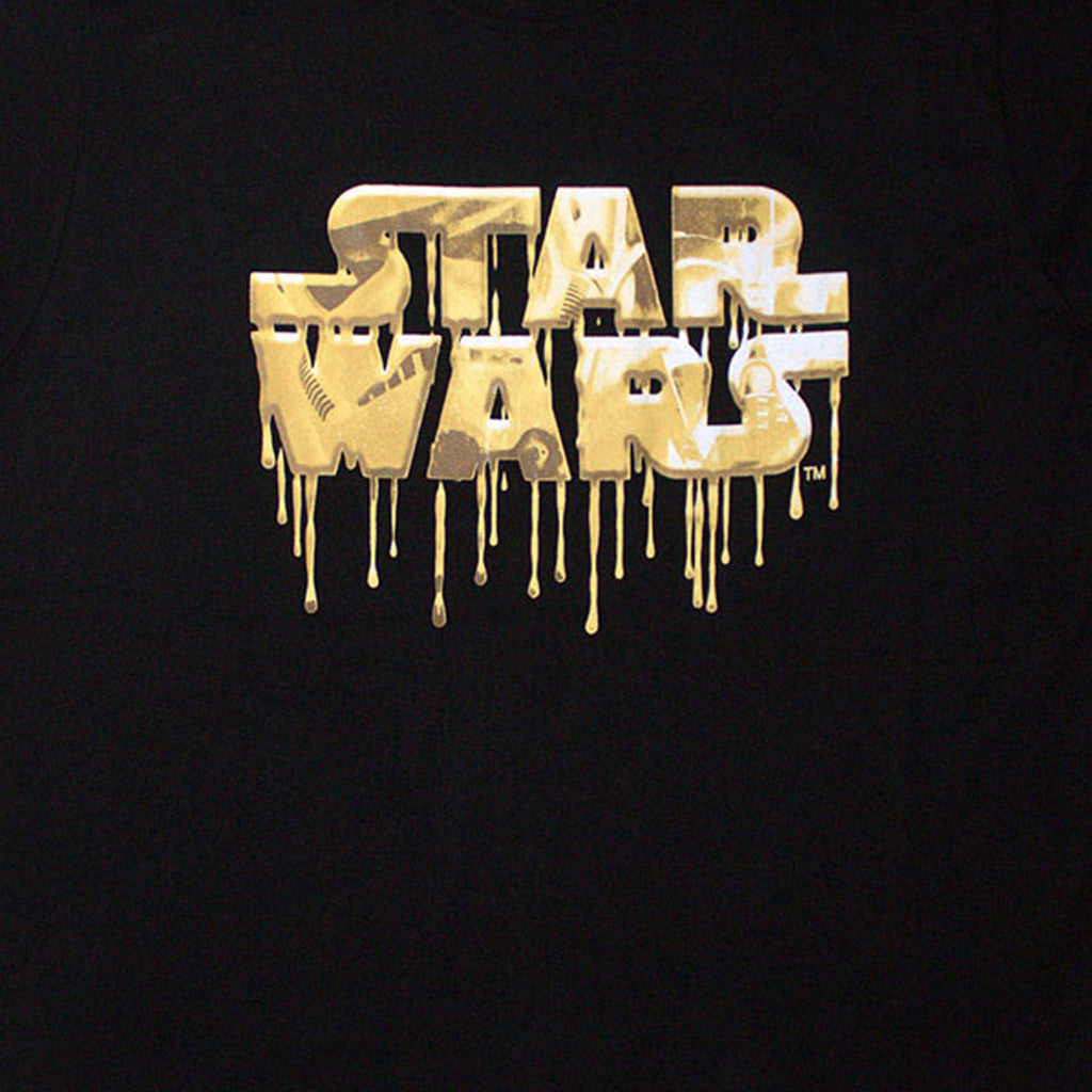 Star Wars Gold Drip Logo T Shirt product image 2