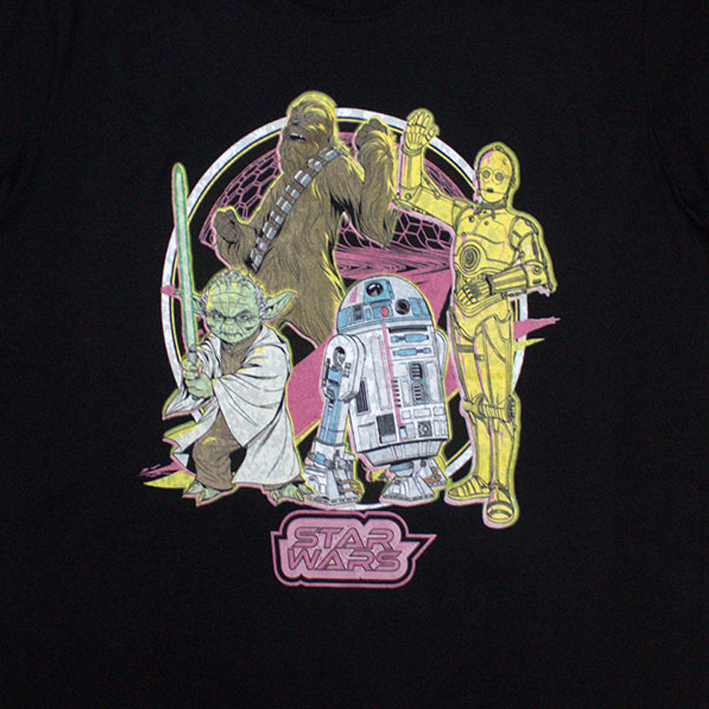 Star Wars Heroes Neon T Shirt product image 2