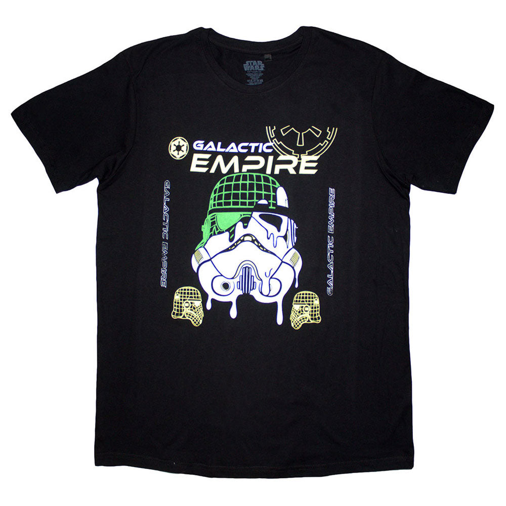 Star Wars Galactic Empire Melted Mask T Shirt product image 1