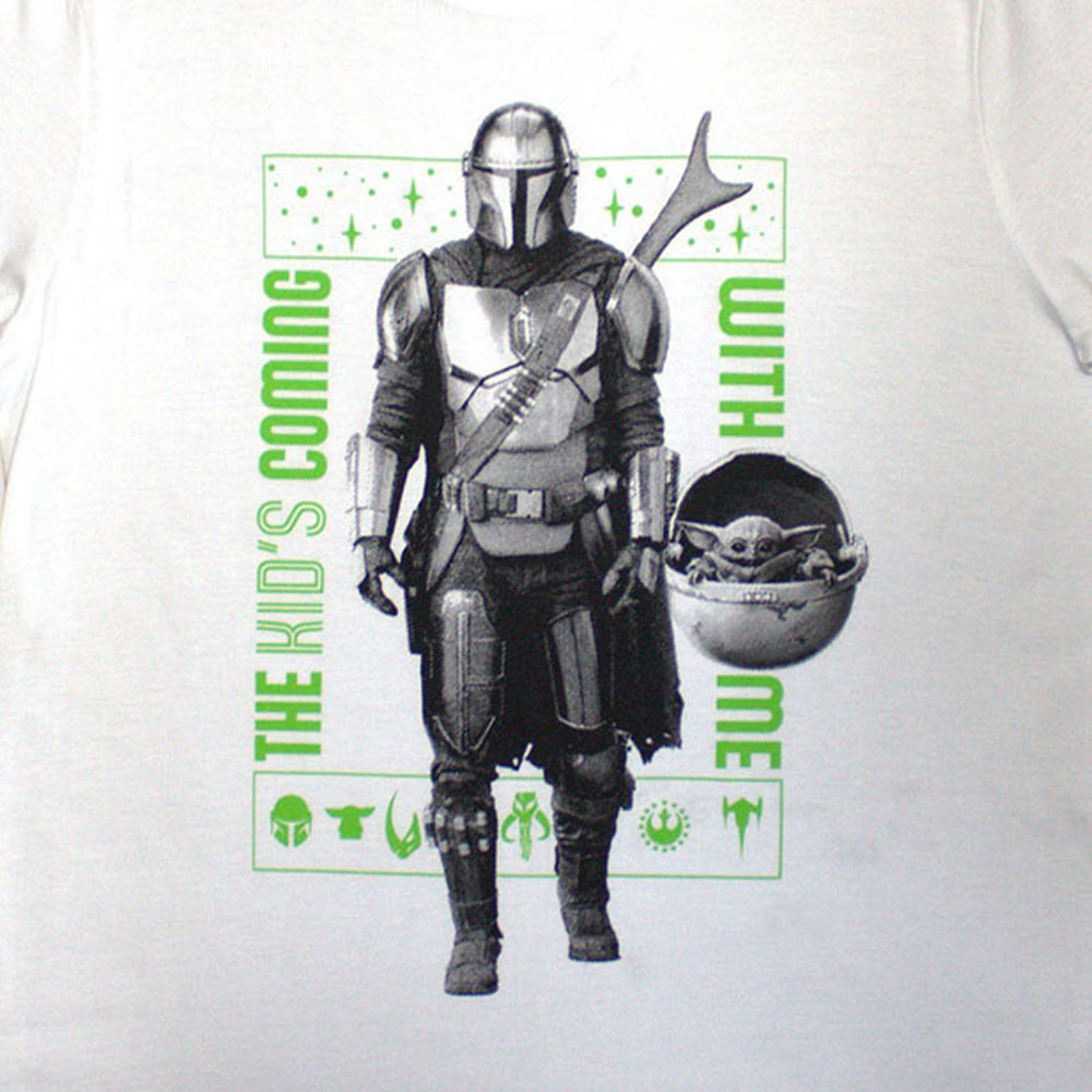 Star Wars The Mandalorian Kids Coming With Me T Shirt product image 2