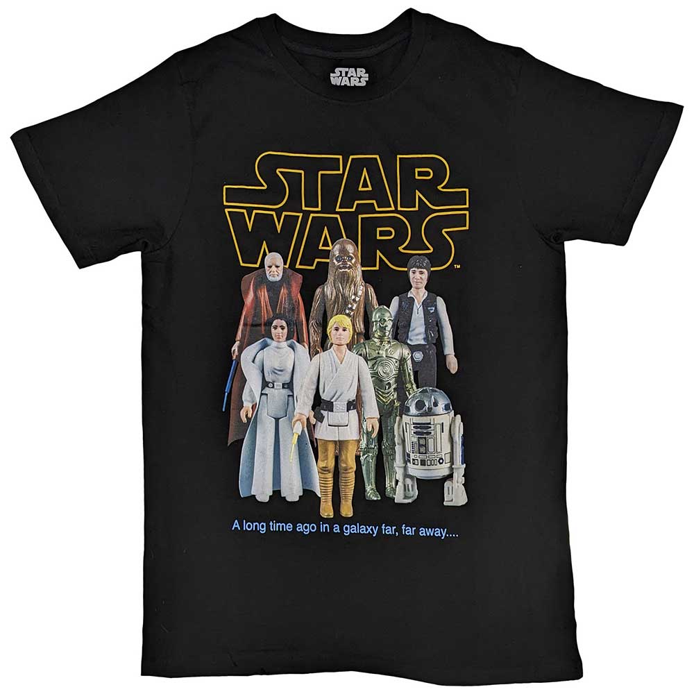Star Wars T Shirt Rebels Toy Figures new Official Mens Black product image 2