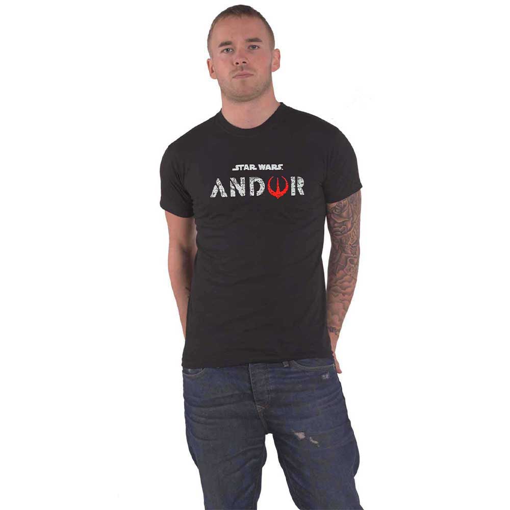 Star Wars T Shirt Andor Logo new Official Mens Black product image 1