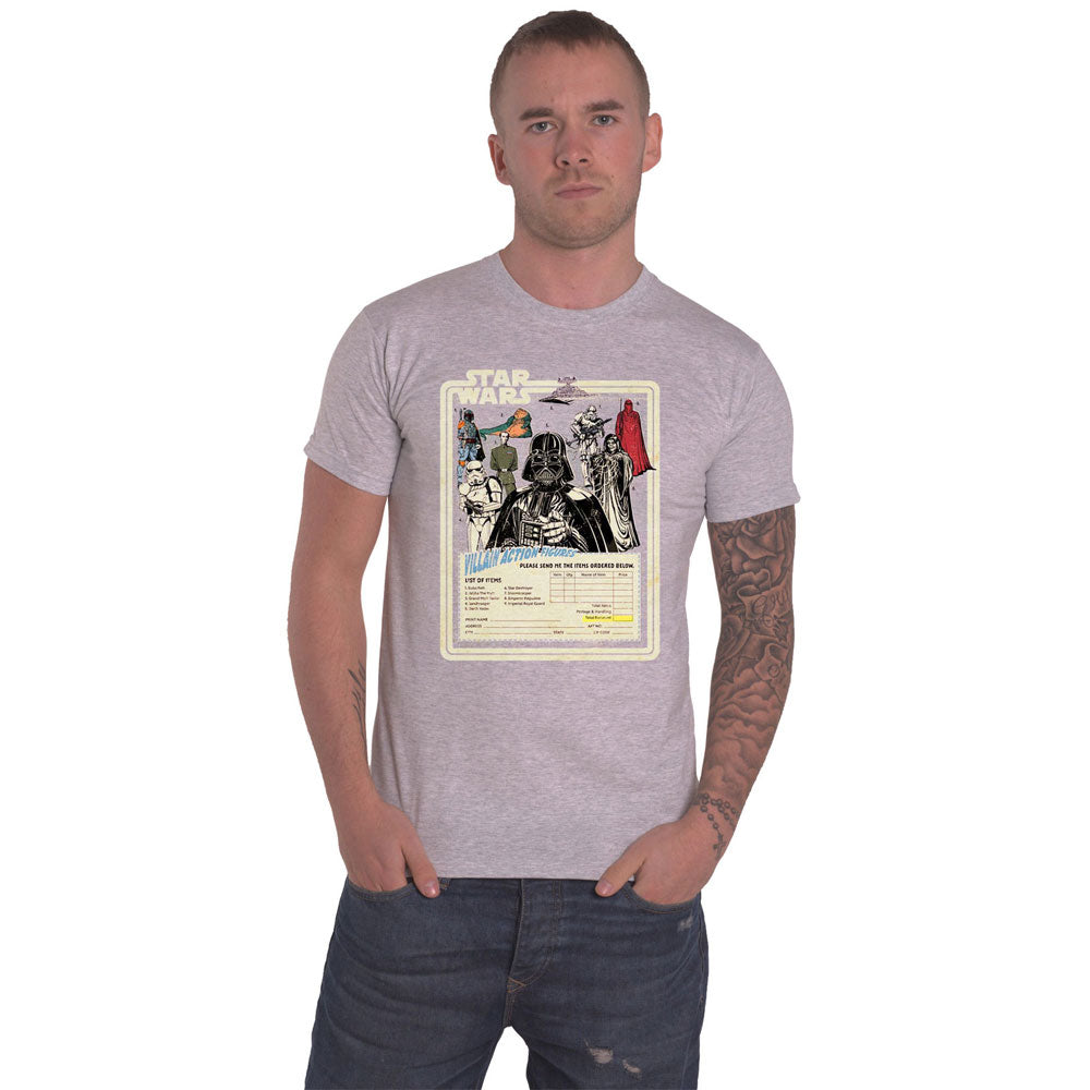 Star Wars Villains Action Figures T Shirt product image 1
