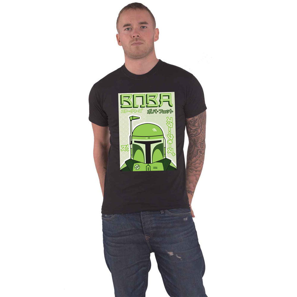 Star Wars Boba Japanese Logo T Shirt product image 1