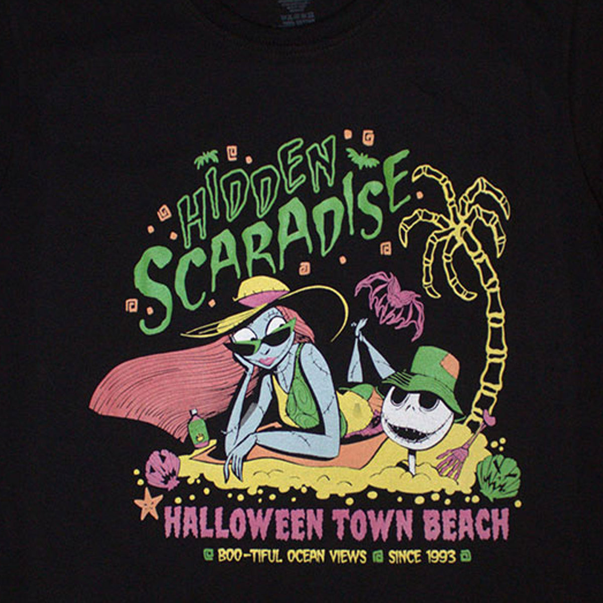 The Nightmare Before Christmas Hidden Scaradise T Shirt product image 2