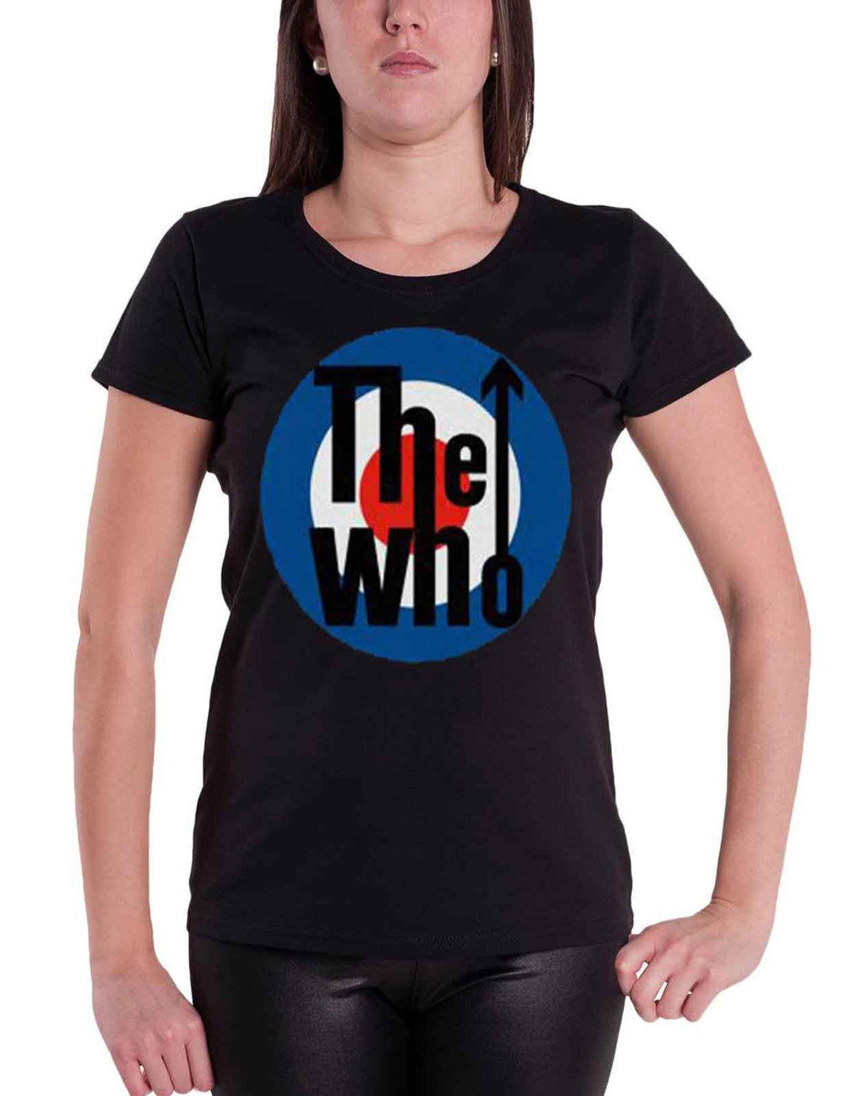 The Who Classic Target Logo Skinny Fit T Shirt product image 1