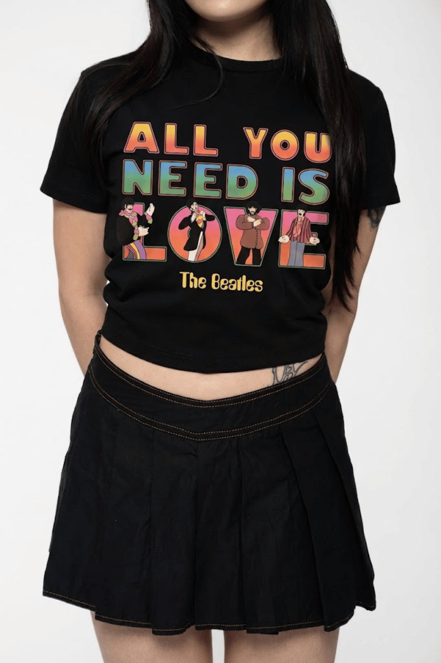 The Beatles Yellow Submarine AYNIL Stacked Crop Top product image 3